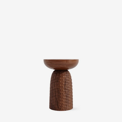 Nera Stool Cuts Walnut Табурет/столик