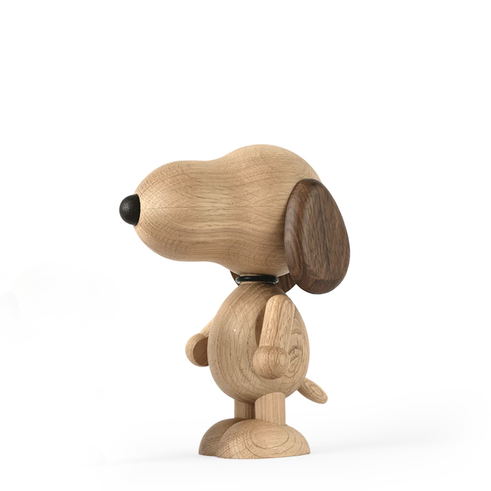 Snoopy Арт-объект L доска для подачи fooxwoodrus из дуба 21 см