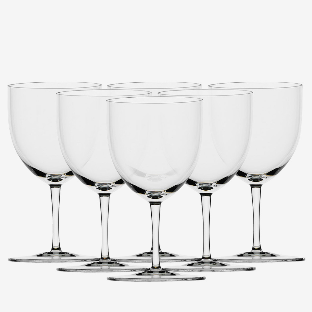 набор из 6 штук бокалы для шампанского crystal bohemia claudie sterna 0 18 л 17 см No.4 Бокалы для вина 6 шт