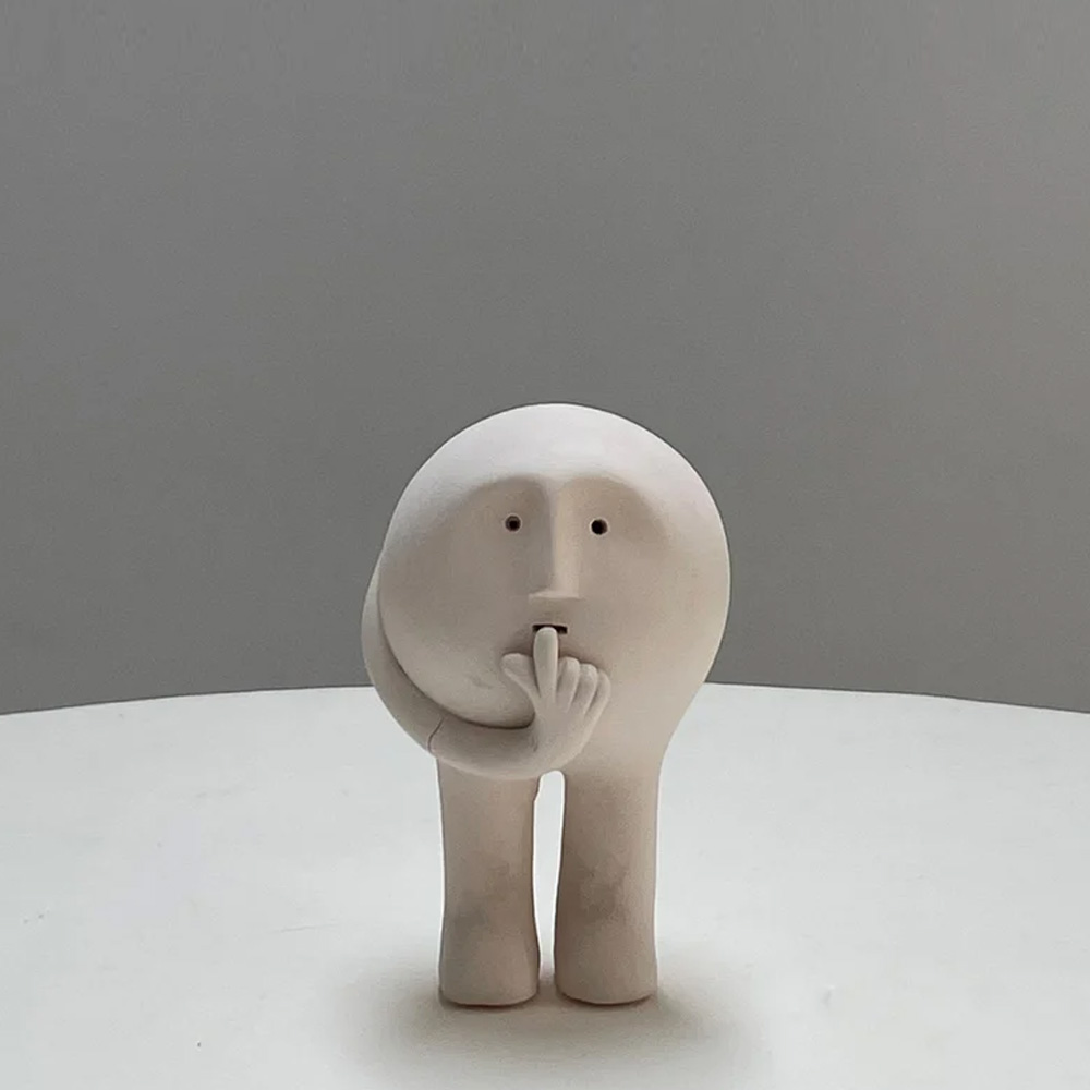 Silence Please Скульптура Aman Khanna Claymen - фото 1