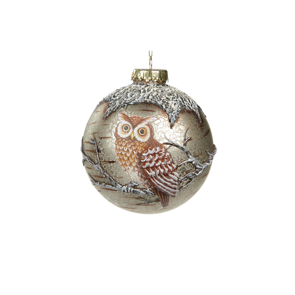 

Owl Ball Набор из 6 новогодних украшений
