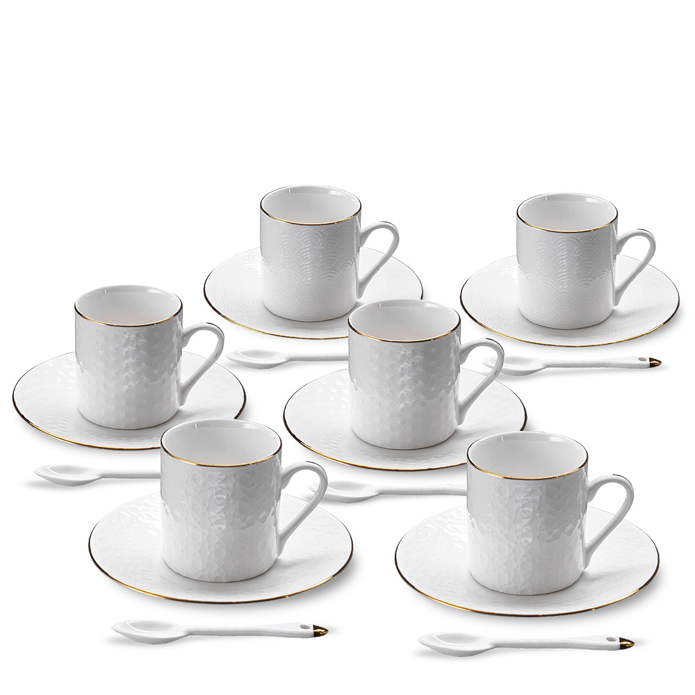 Nippon White Espresso Кофейный набор на 6 персон Tokyo Design