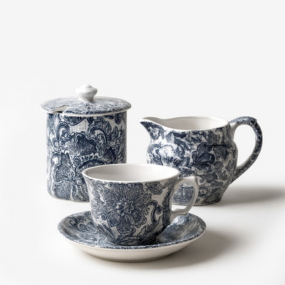 Faded Peony Indigo Сервиз чайный на 6 персон