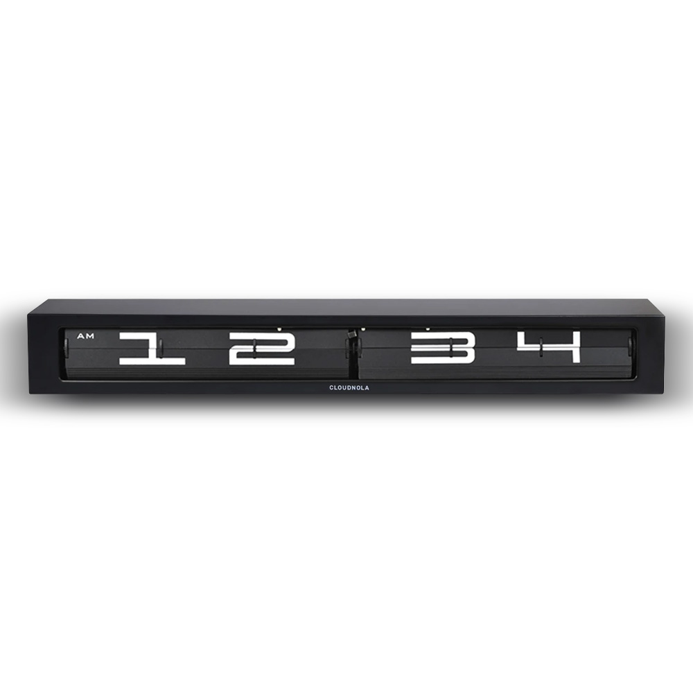 

Timeline Clock Black Часы настенные