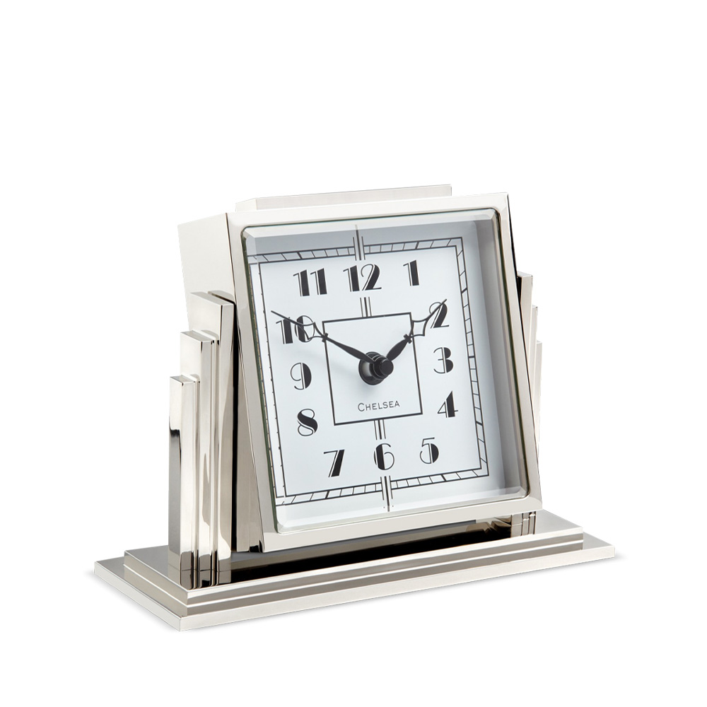 Athena White Часы настольные Chelsea Clock - фото 1