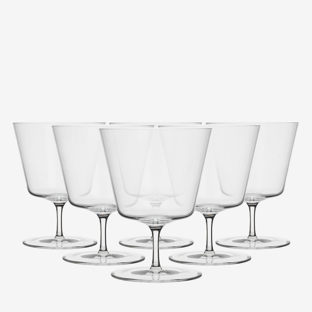 набор из 6 штук бокалы для вина crystal bohemia columba optic 0 5 л Commodore Бокалы для прохладительных напитков 6 шт.