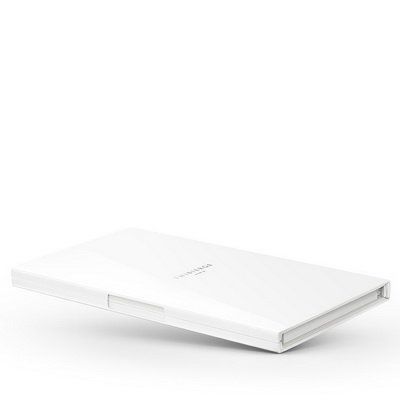 Le Carnet White Gloss - Nickel/White Записная книжка L Le Carnet White Gloss - Nickel/White Записная книжка L