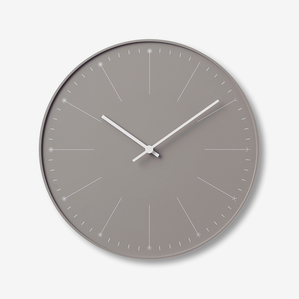 Nendo Dandelion Beige Часы настенные texttime clock часы настенные