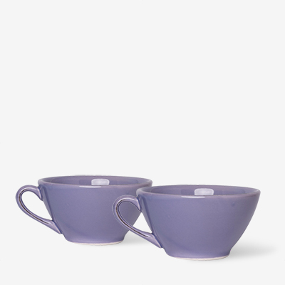 Набор из 2 фиолетовых кружек 