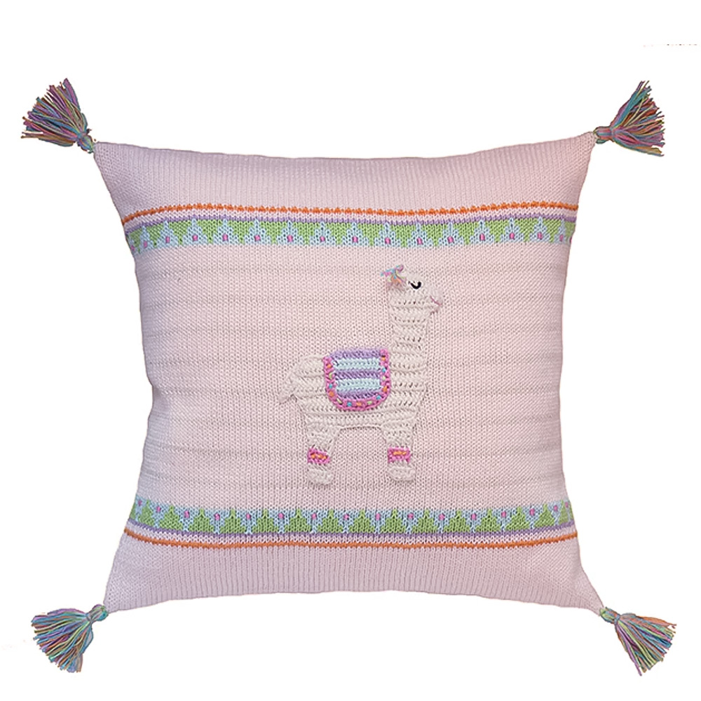 Llama Подушка подушка для шеи дорожная надувная 38 × 24 см бордовый