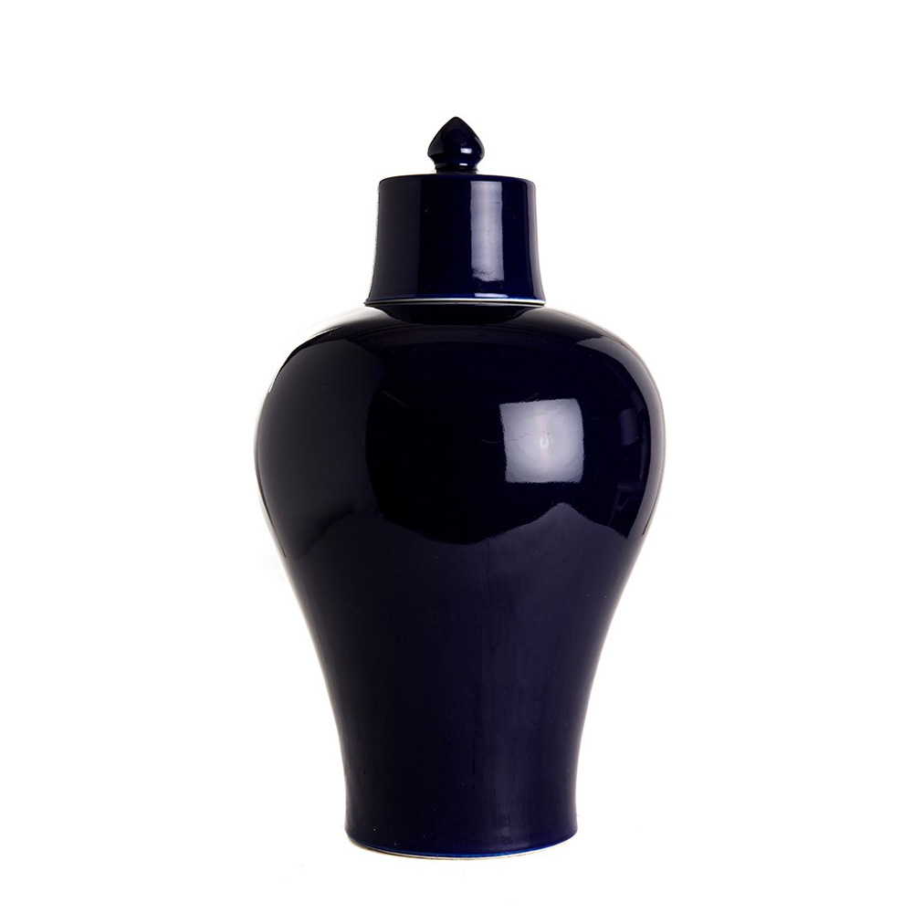 Meiping Imperial Blue Ваза c крышкой ваза с крышкой glasar 19х19х34 см
