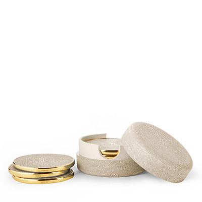 Shagreen Подставки под бокалы 4 шт Shagreen Подставки под бокалы 4 шт