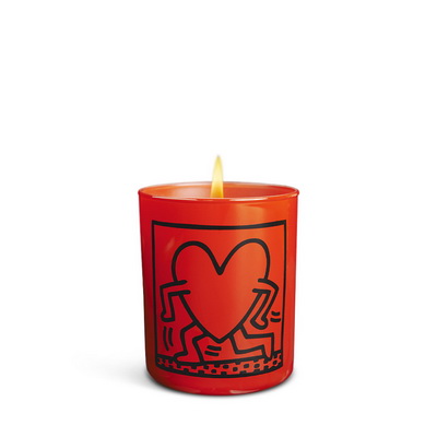 Keith Haring Свеча Red Running Heart Keith Haring Свеча Red Running Heart