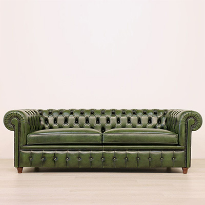 Chesterfield England Green Диван L