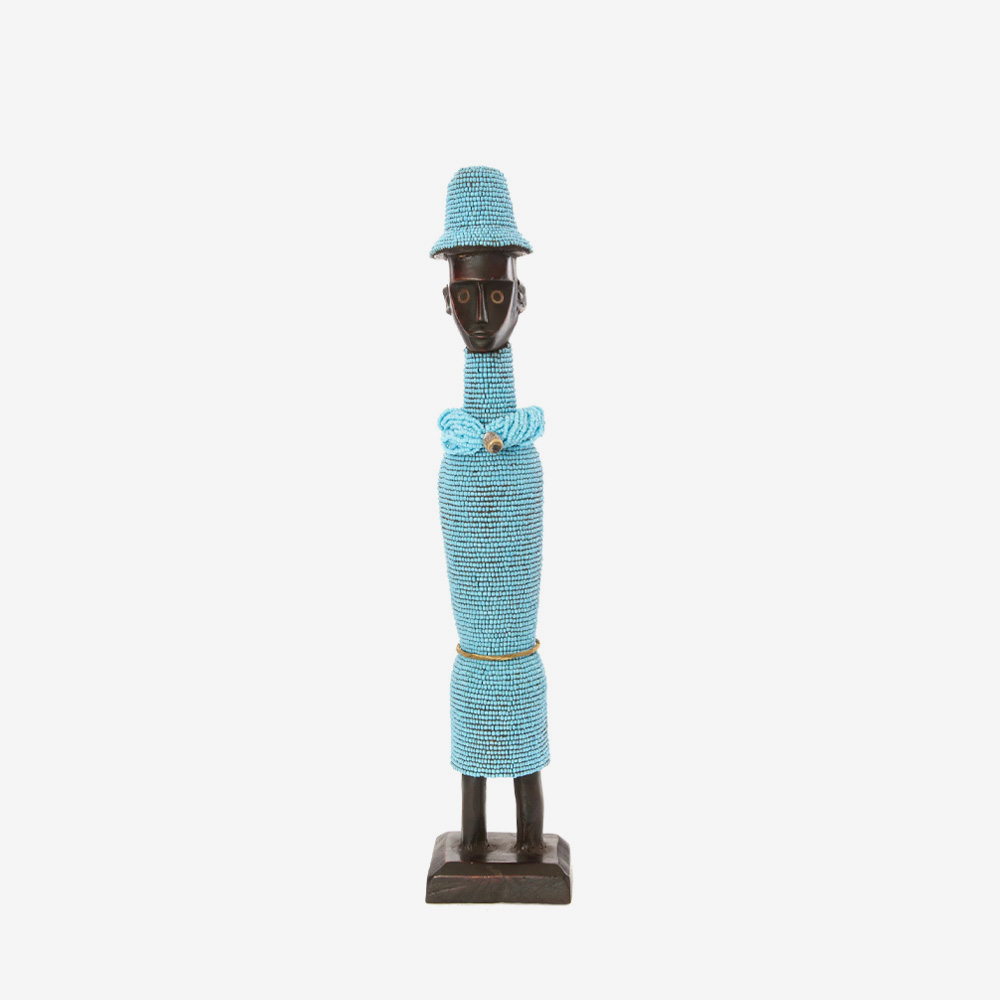 Namji Doll Blue Скульптура 48 см спонж капля doll face на пластиковой подставке для сушки и хранения