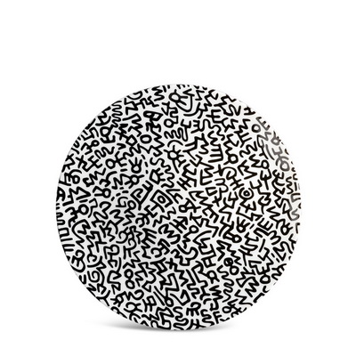 Keith Haring Тарелка декоративная Black Pattern Keith Haring Тарелка декоративная Black Pattern