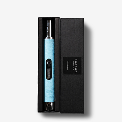 Зажигалка голубая Silver Match