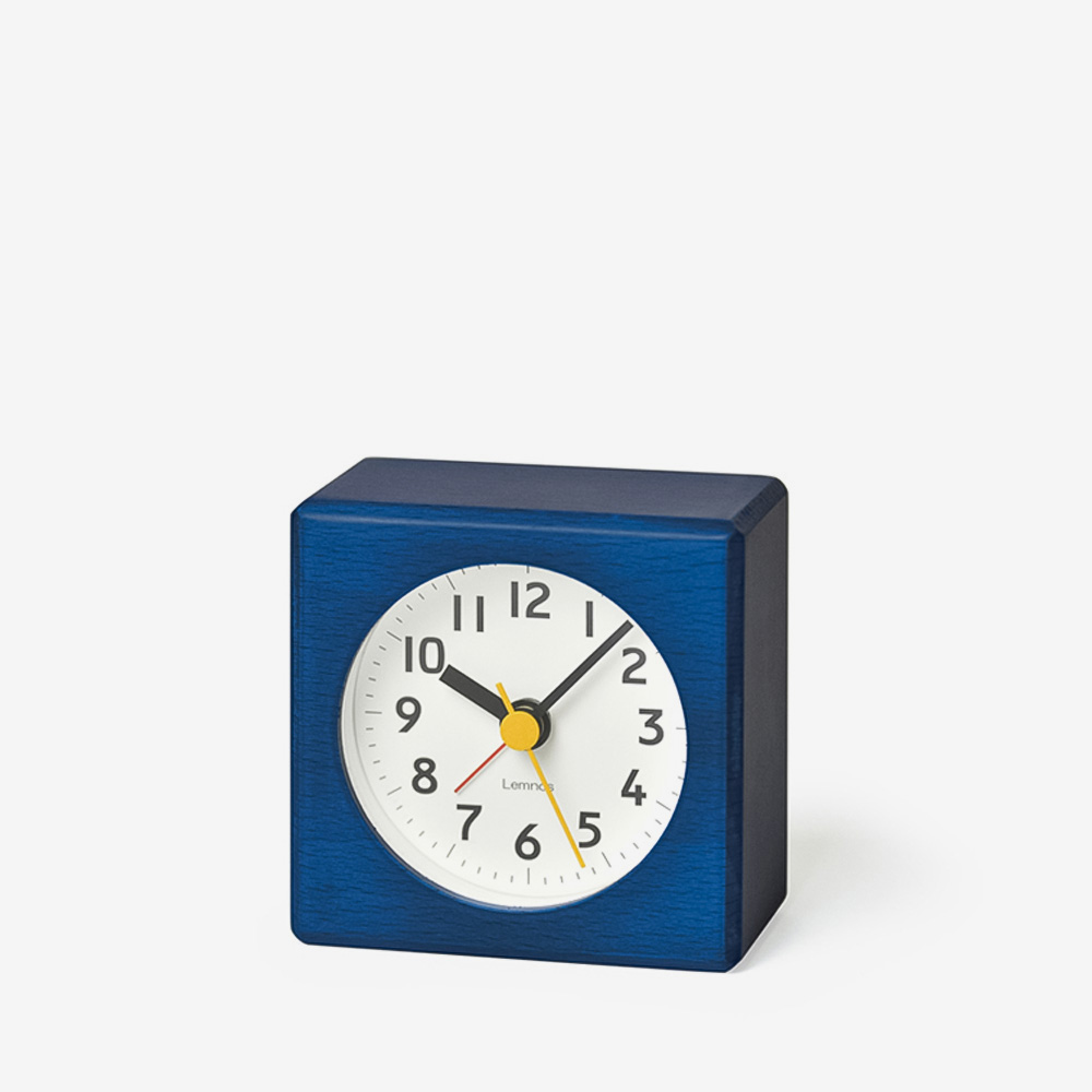 Farbe Blue Часы настольные с будильником square brass часы настольные с будильником