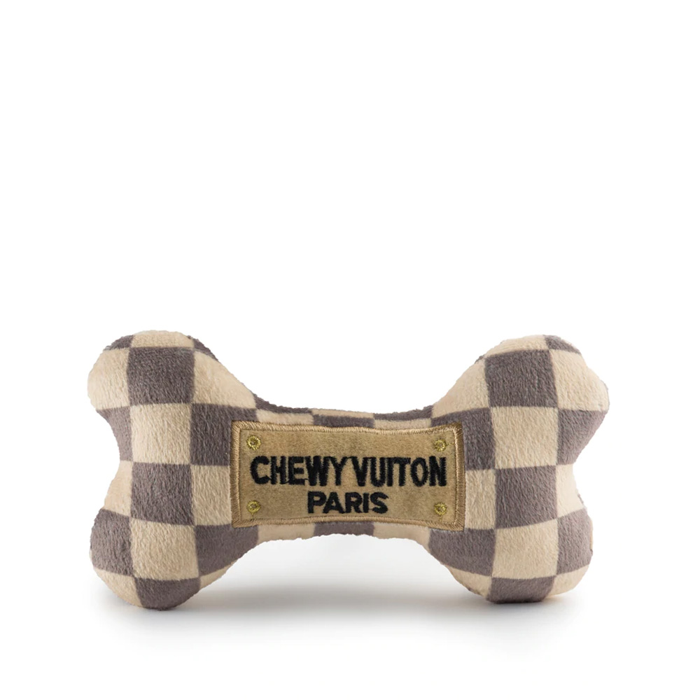 

Checker Chewy Vuiton Bone Игрушка для собак L