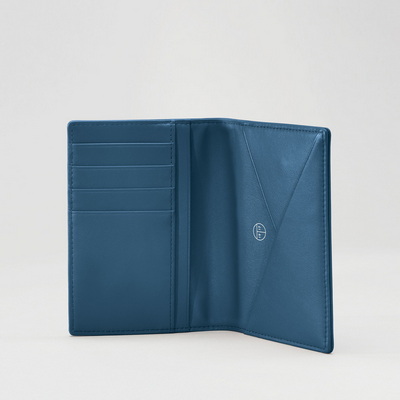 Passport Caddy Prussian Blue Обложка для документов