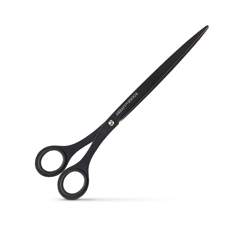 Scissors Black Ножницы L ножницы когтерезы средние с упором для пальца чёрные с красным