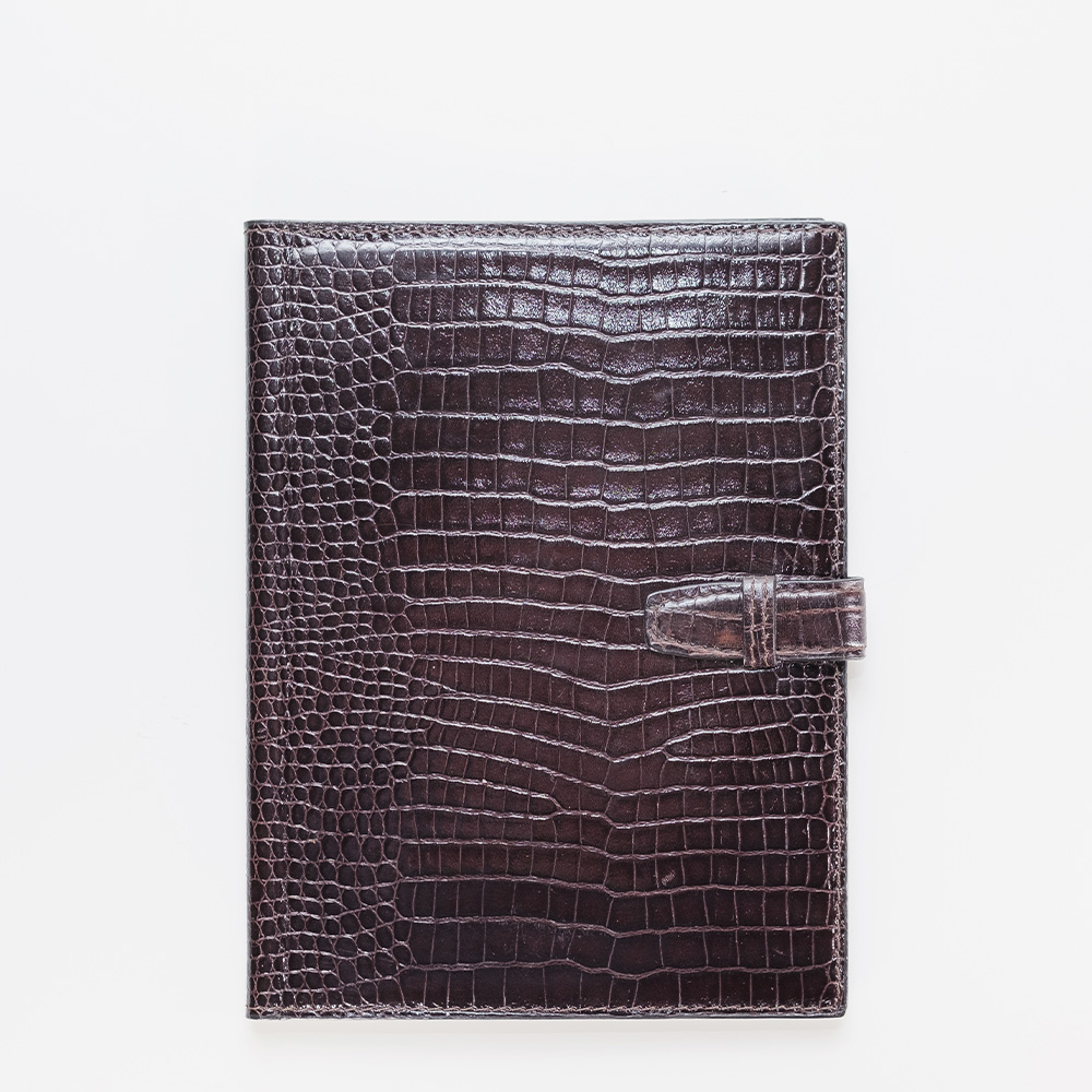 

Laquer Croco Brown Папка для документов