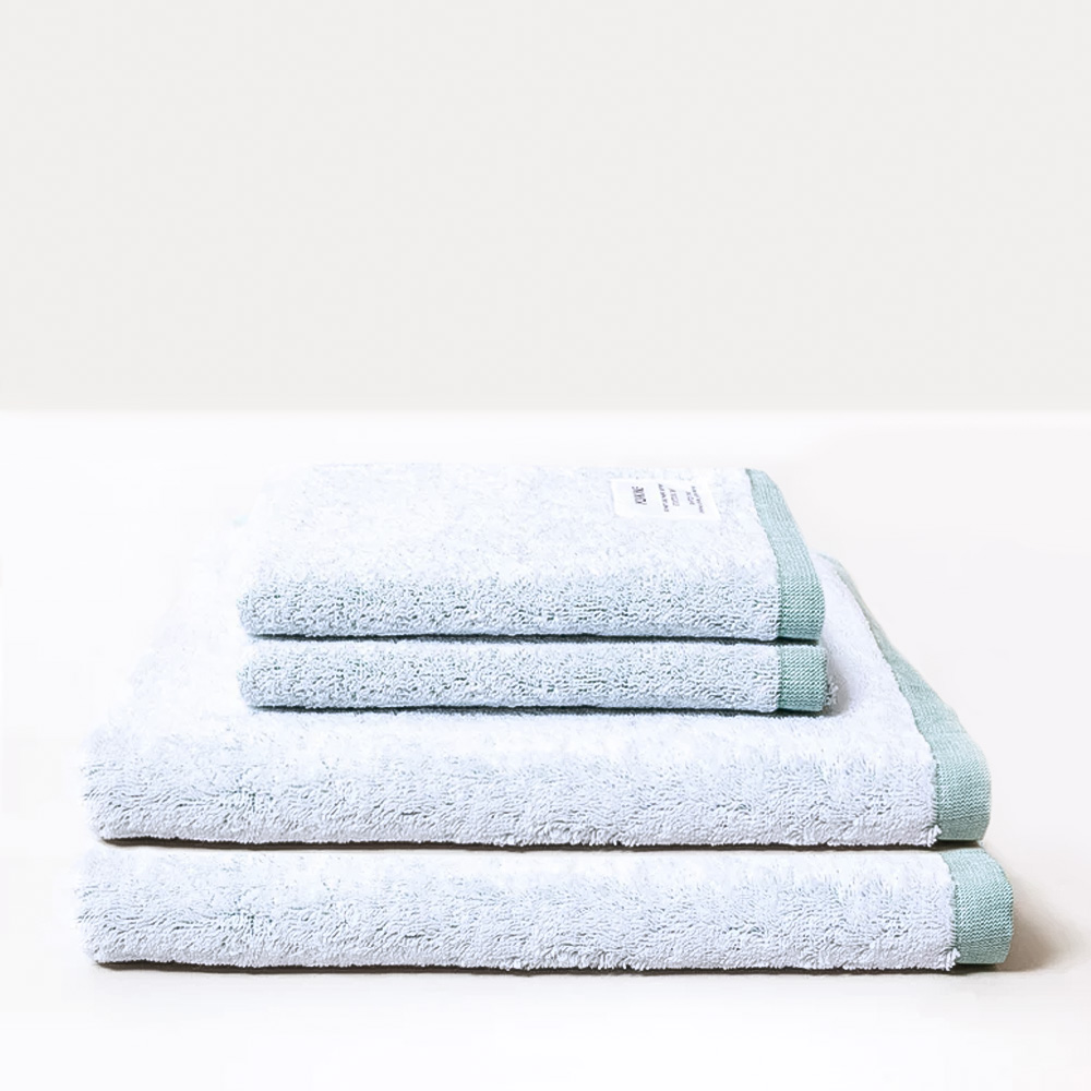 Yukine Green Набор полотенец 4 шт. набор банный женский 2 пр 70х140 24х67 см полотенце парео тюрбан хлопок экрю spa towel