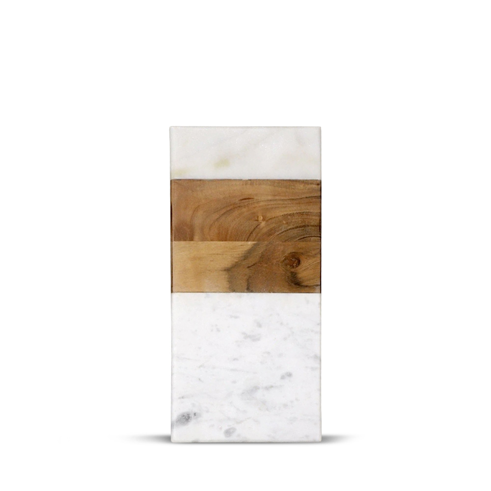 Marble & Wood Разделочная доска подставка для ножей овальная walmer wood 16x7x16см