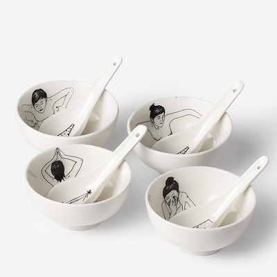 Undressed Чаша с ложкой 4 шт.