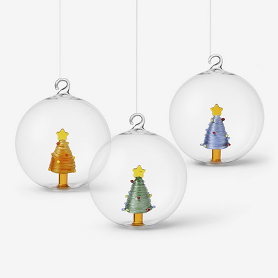 Christmas Tales Trees Набор ёлочных шаров 3 шт.