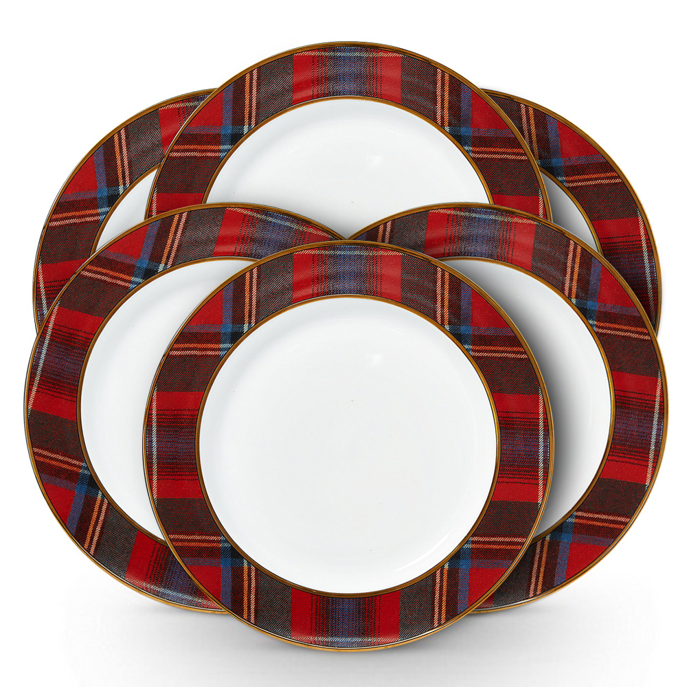 Alexander Набор обеденных тарелок на 6 персон набор тарелок обеденных spode наследие 27 см 4 шт