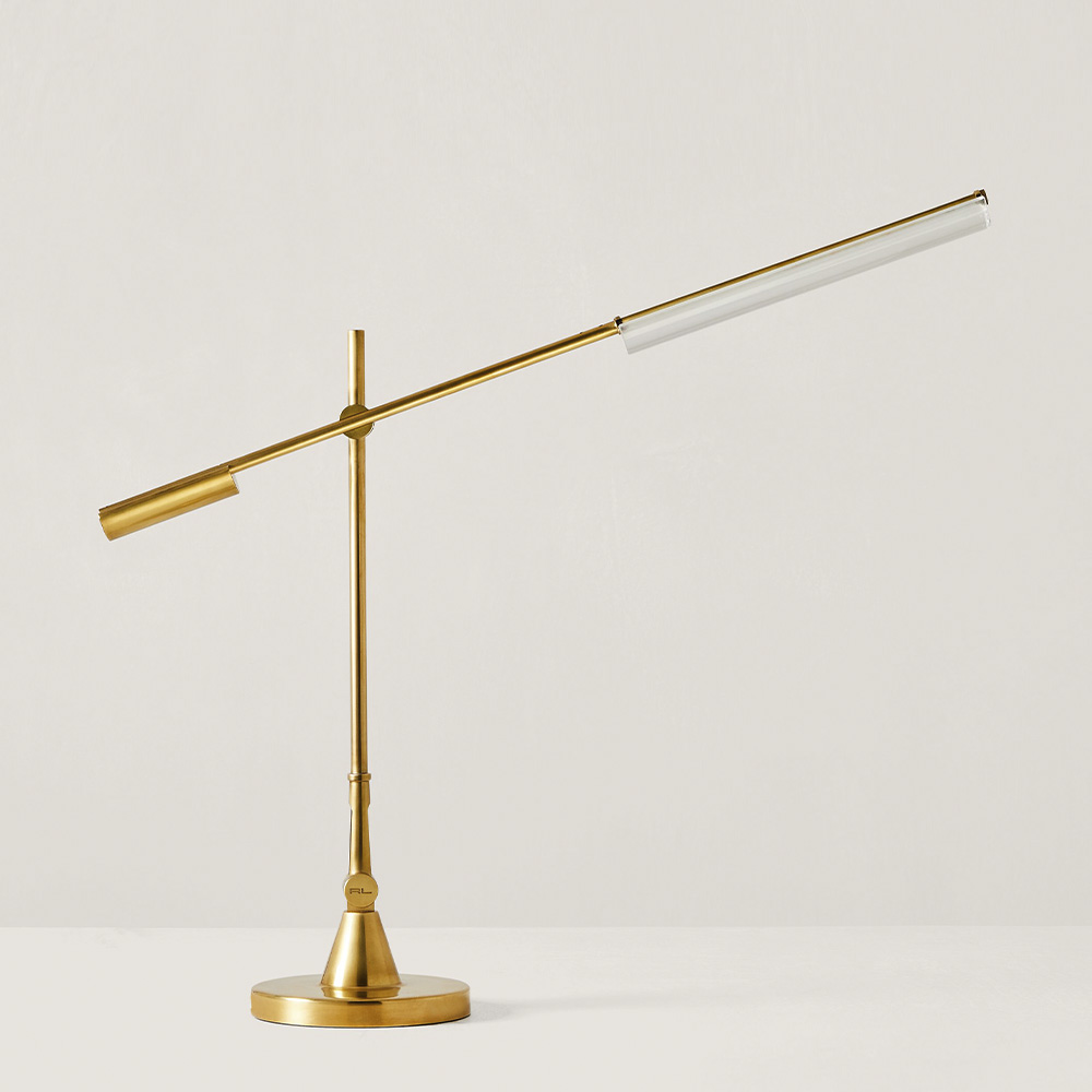 Daley Adjustable Brass Настольная лампа лампа светодиодная рефлекторная gauss 13529 gu5 3 9w 4100k