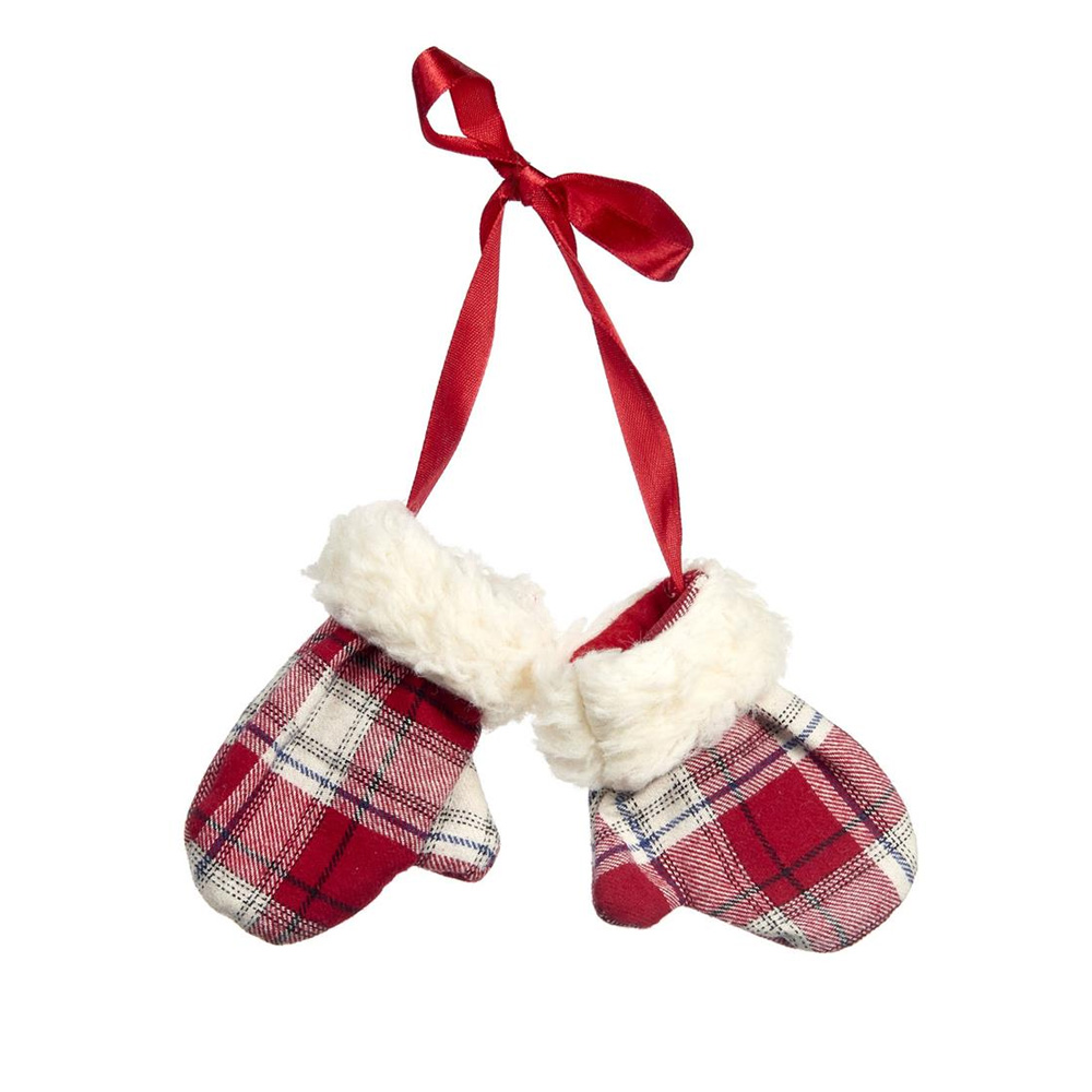 

Tartan Mittens Набор из 6 новогодних украшений