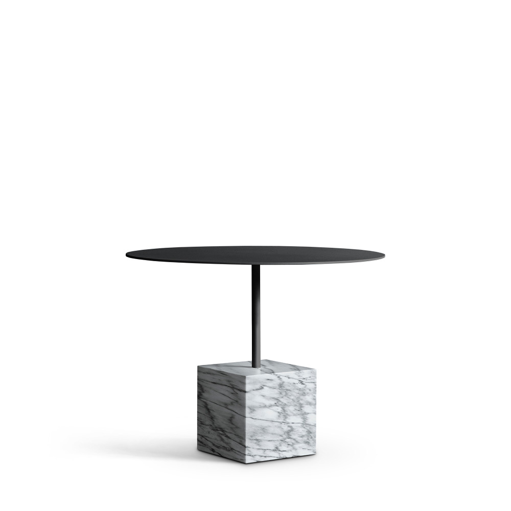 Knockout Square White/Black Стол приставной archebee square стол кофейный