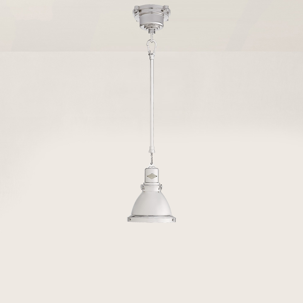 Fulton Nickel Подвесной светильник Mini пластиковый термостойкий подвесной патрон rexant