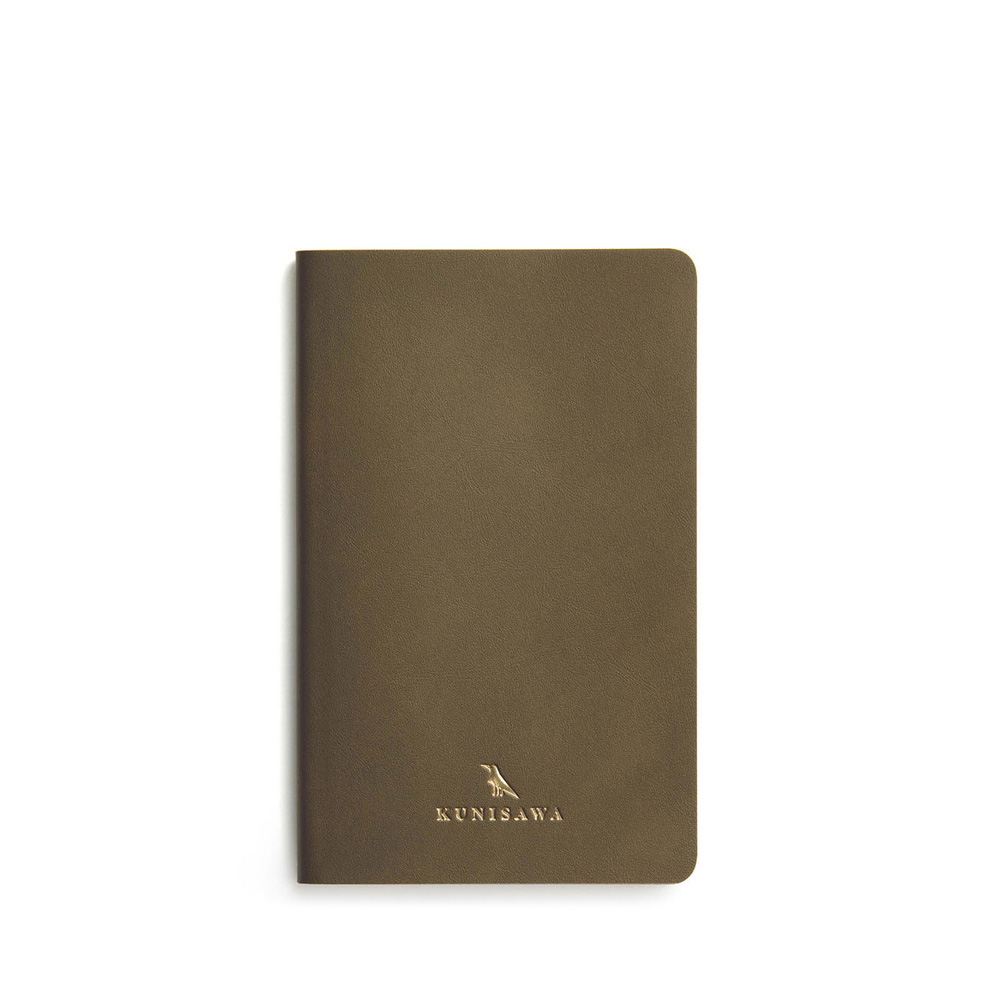 Find Flex Note Mini Brown/Green Блокнот дневник для 1 11 класса в твердой обложке 48 л