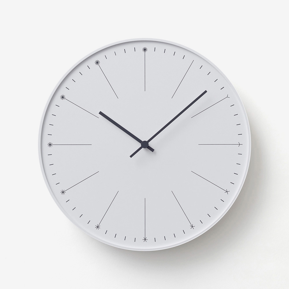 Nendo Dandelion White Часы настенные часы настенные kanglijia clock серые 40х40х4 7 см