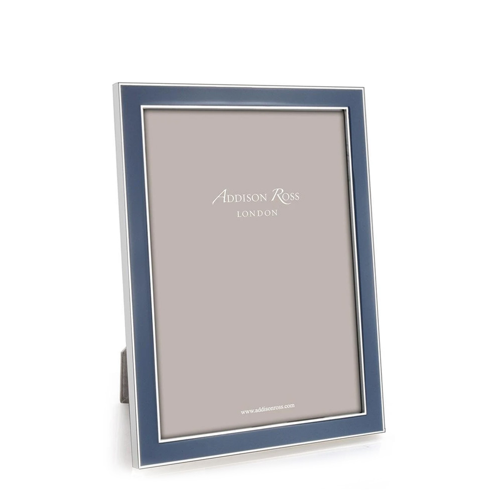 Enamel Denim & Silver Рамка для фото 20x25 фатин для свадебного декора 0 5х0 5 м персиковый