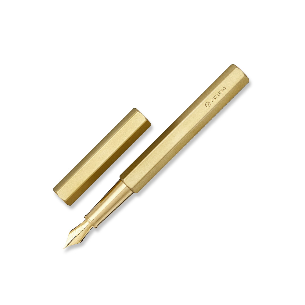 Classic Brass Ручка перьевая ручка подарочная перьевая в кожзам футляре пб j корпус с серебром