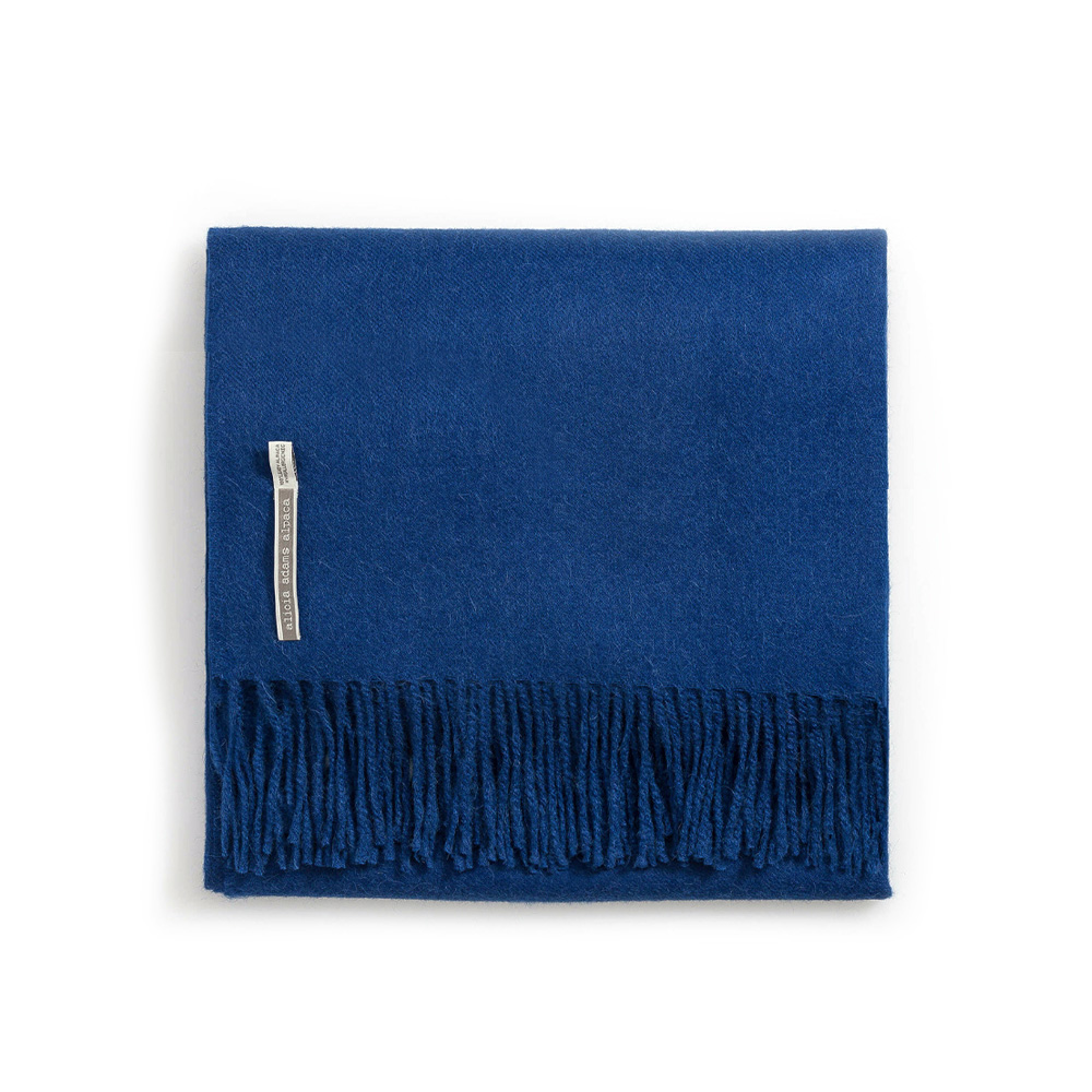 

Classic Herringbone Admirals Blue Плед