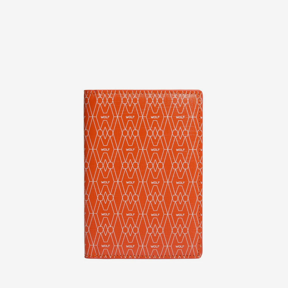 Signature Orange Обложка для паспорта Wolf 1834 - фото 1