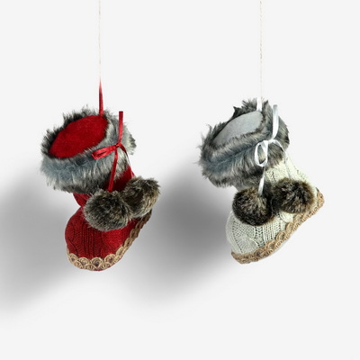 Wool Boot Набор ёлочных игрушек 2 шт.