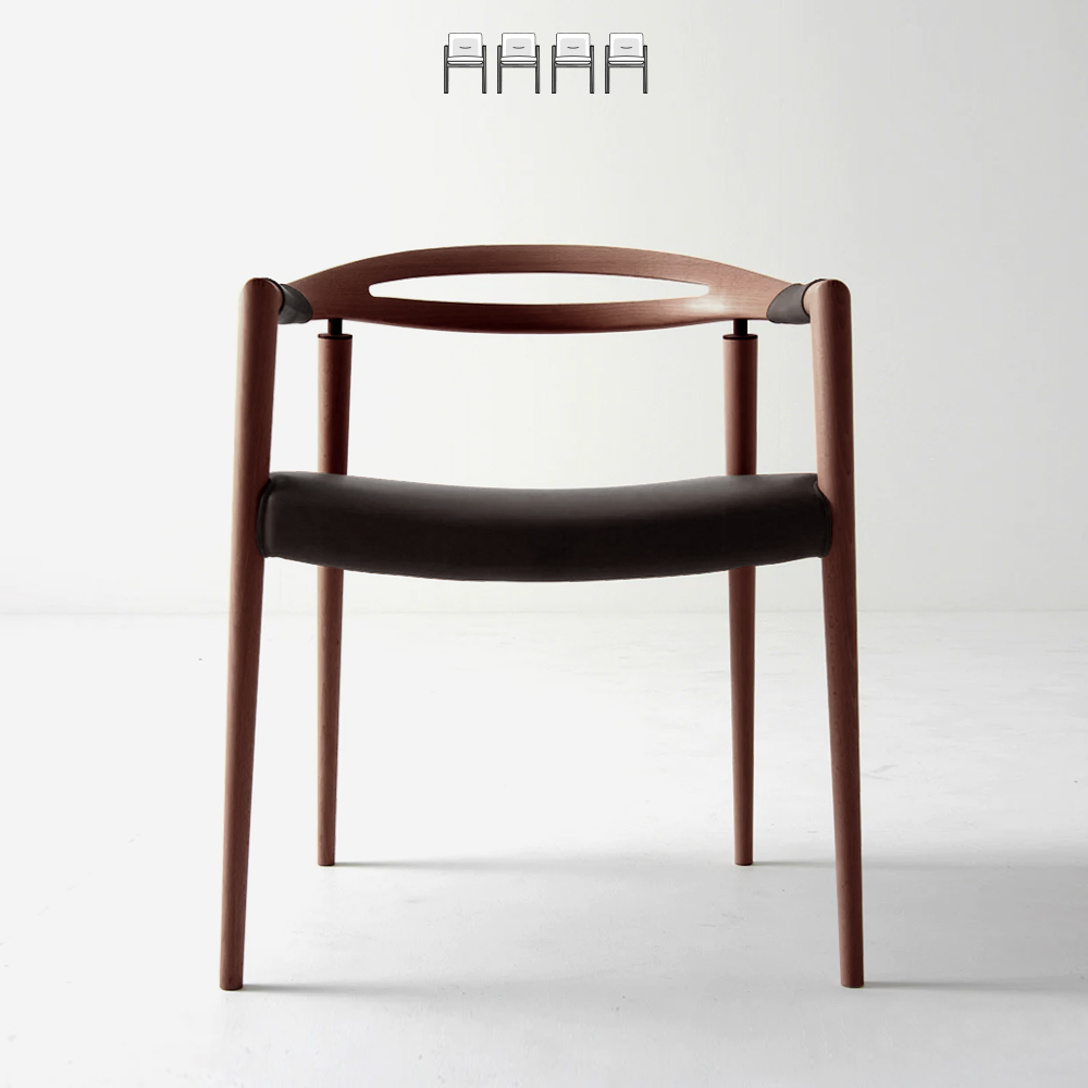 Sola Black Walnut Комплект из 4 стульев white wood oak комплект из стола и 4 стульев