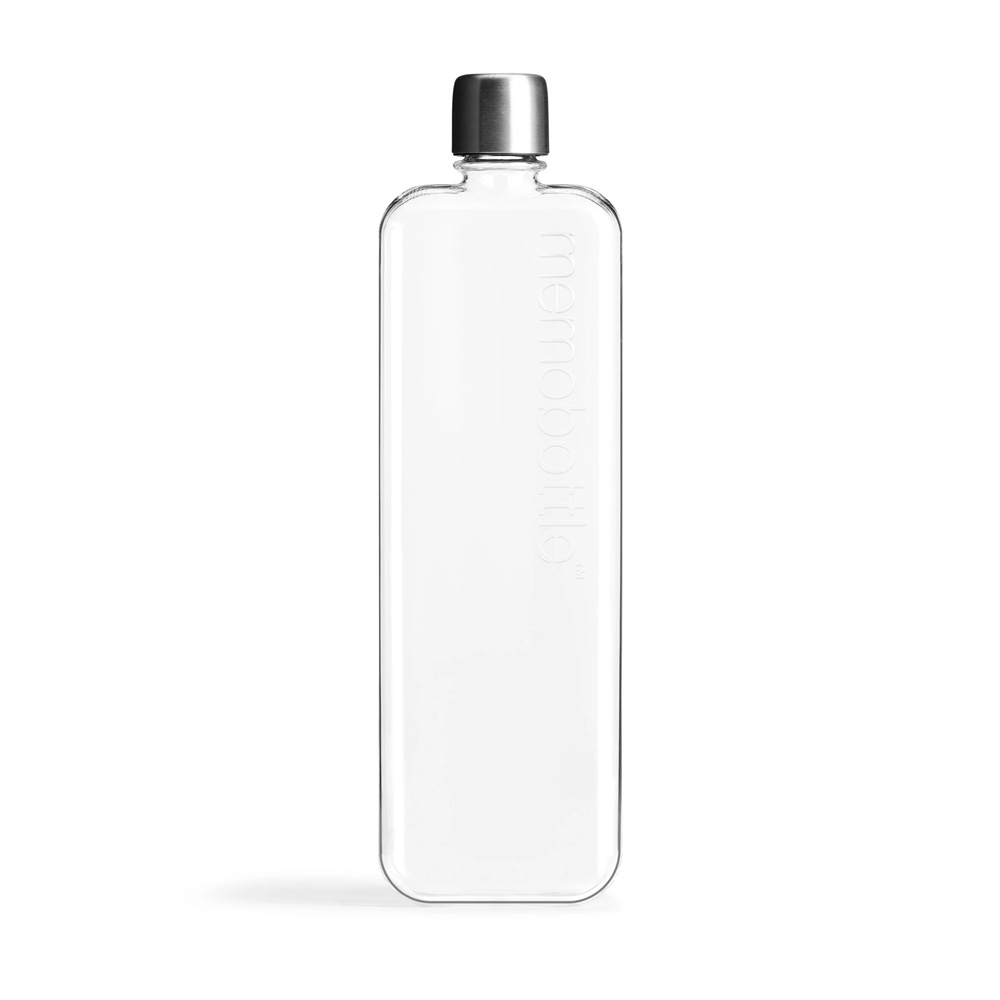 Slim memobottle Бутылка с металлической крышкой бутылка стеклянная everblooming paris 900 мл