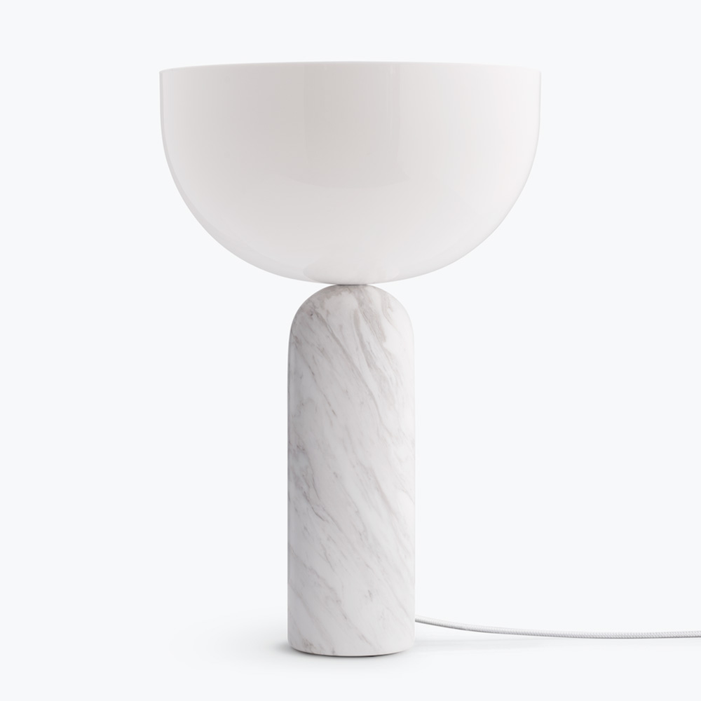 Kizu White Marble Настольная лампа L New Works - фото 1