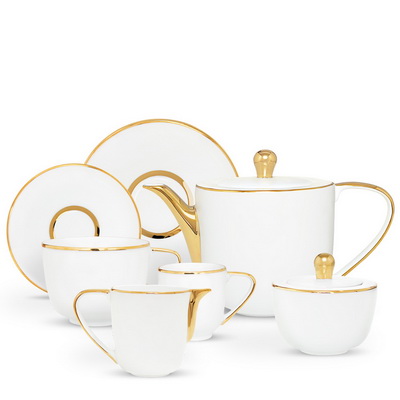 Premium Gold Чайно-кофейный сервиз на 6 персон