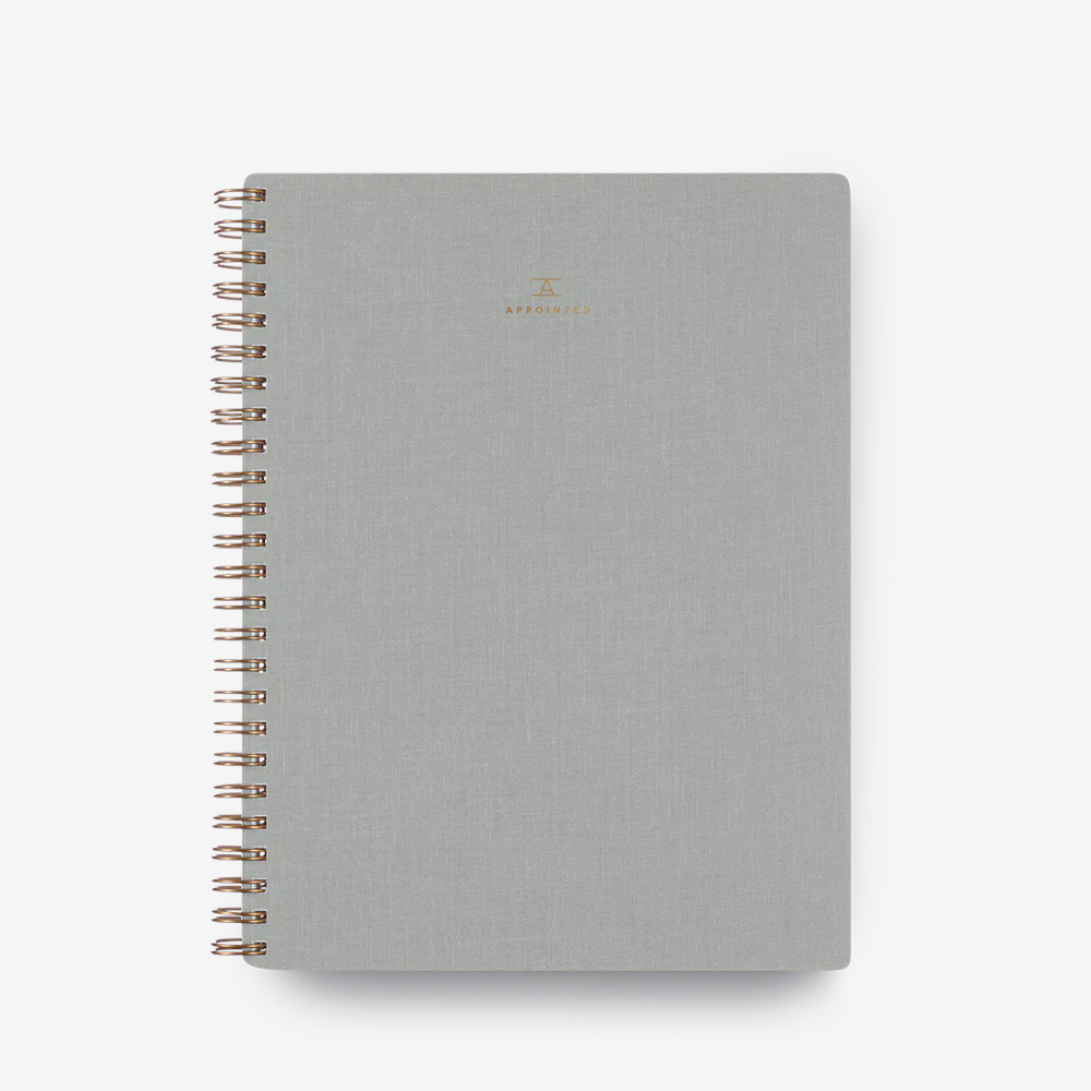 Dot Grid Workbook Dove Gray Блокнот ежедневник в точку
