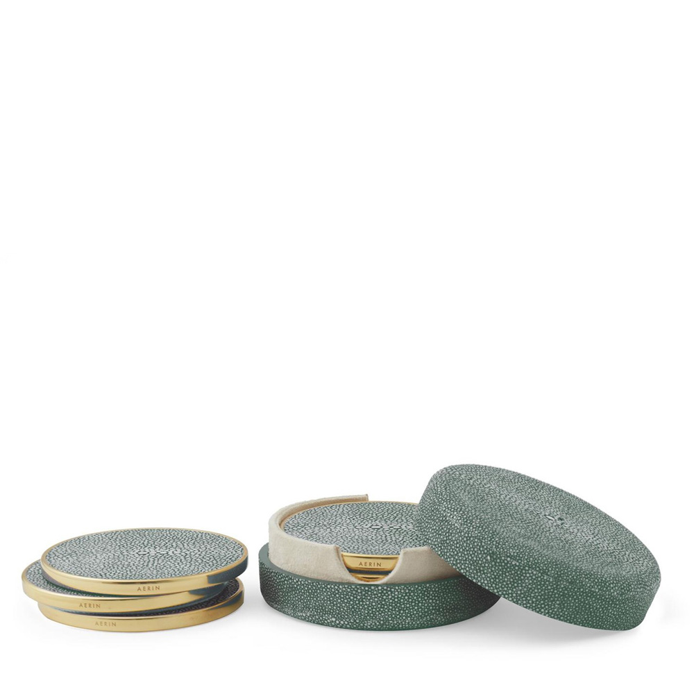 

Shagreen Emerald Подставки под бокалы 4 шт.