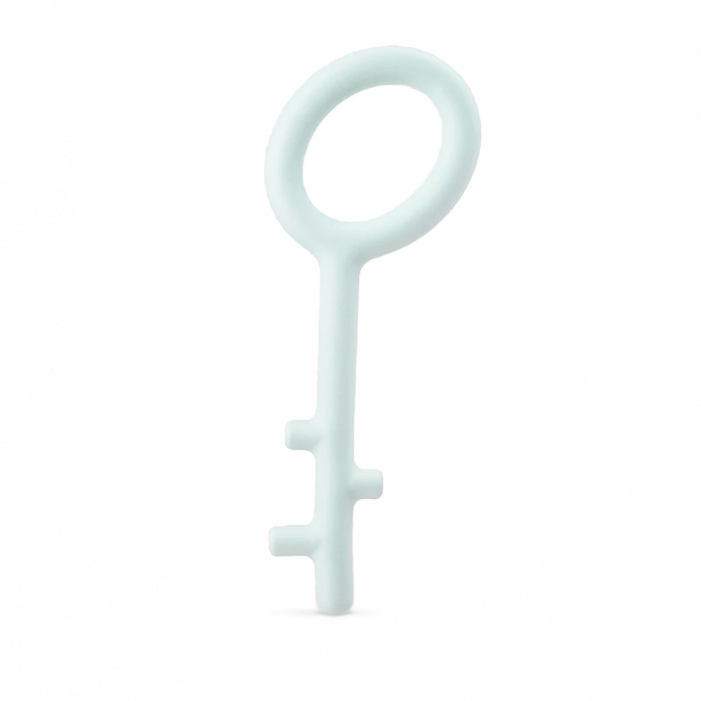 Key Pull Blue L Игрушка для собак игрушка палка из термопластичной резины с утопленной пищалкой синяя