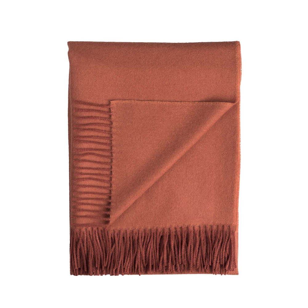 

100% Baby Alpaca Crimson Плед